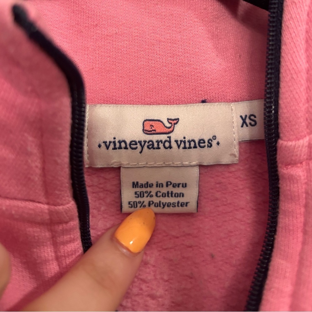Vineyard Vines Pink Cotton Blend Pullover - Picture 2 of 3